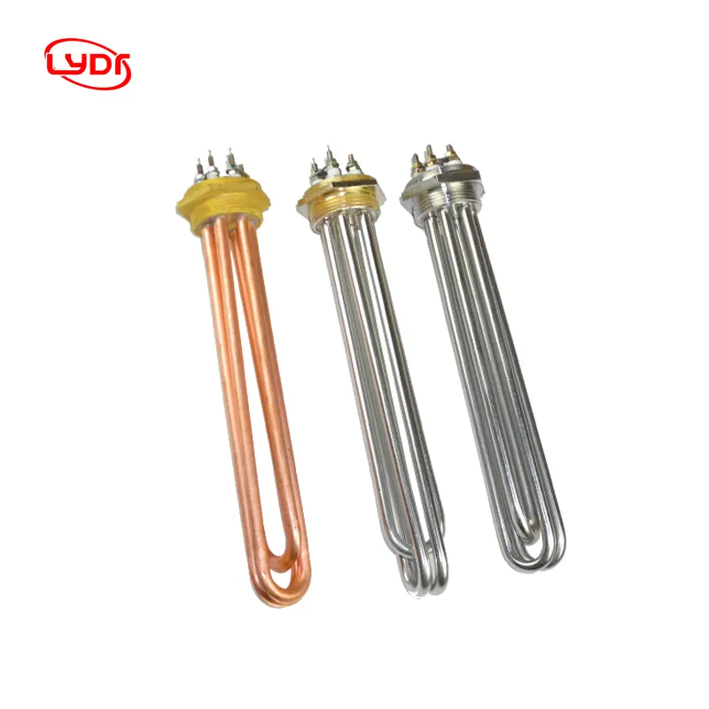 LYDR flange thread instant heating element 12v 24v dc water heater element