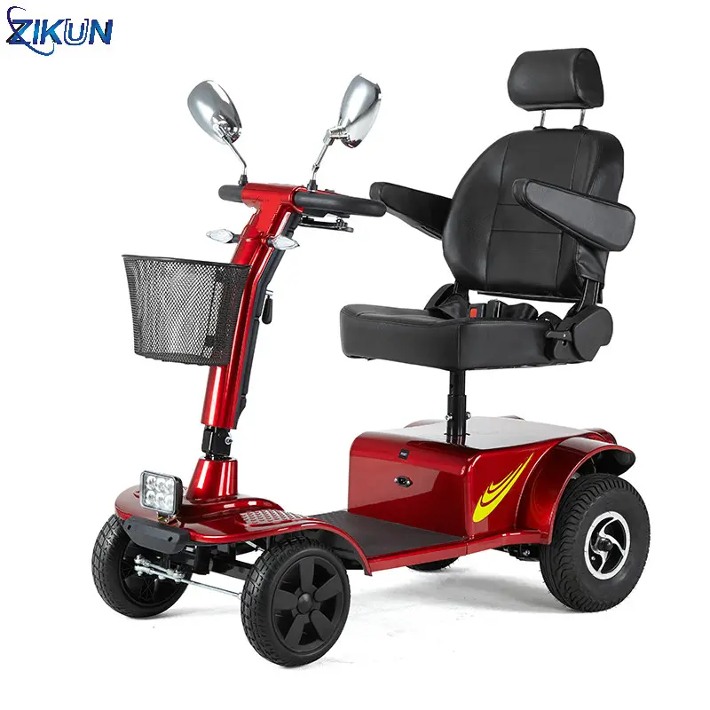 500W mobility electric scooter four wheels electric scooter for old disabled people