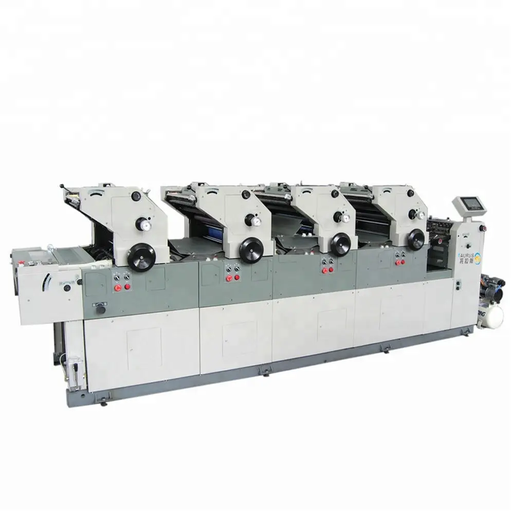 Taurus TR456H 4 colour offset printing machine price poster/non woven bag/flyer/leaflet/brochure/envelope printing machine