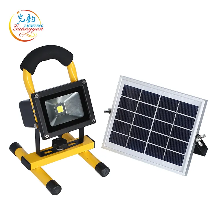 High power outdoor waterproof high brightness 10w solar led flood light