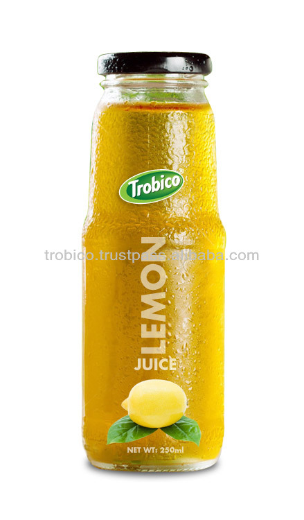 250ml стеклянная бутылка лимонный сок