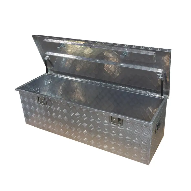 Алюминиевый пикапа для большого тяжелого станка с двигателем большой багажник ящик выдвижной ящик для хранения
