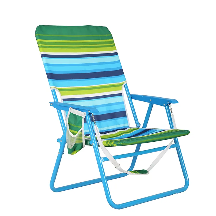 Уличные Стальные Складные портативные стулья для пляжа и пикника с держателем для копа