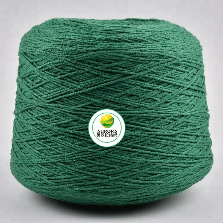 Chinese manufacturers recycled cotton polyester blended yarn 4s to 8s weaving yarn for hammock /cotton twines /color strings