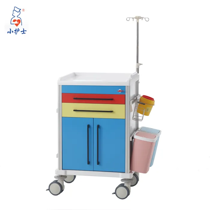 F-46A1 Medical Emergency Trolley for sale, Hospital ICU emergency trolley price