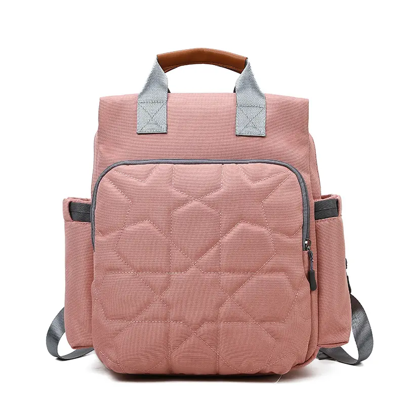 Высококачественный модный рюкзак для мам нового дизайна из полиэстера, водонепроницаемая сумка для детских подгузников