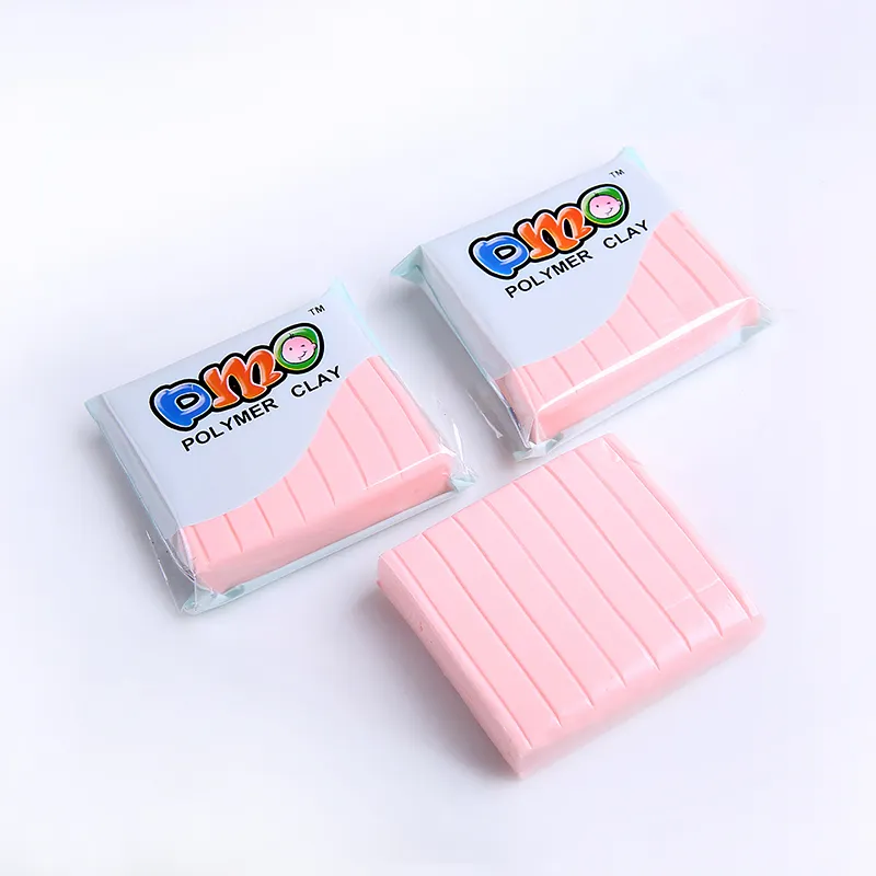 DMO Yiwu Bobao Oven Bake Polymer Clay 50g EN71 and ASTM Certificate Polymer Clay for Kids DIY Educational Toy