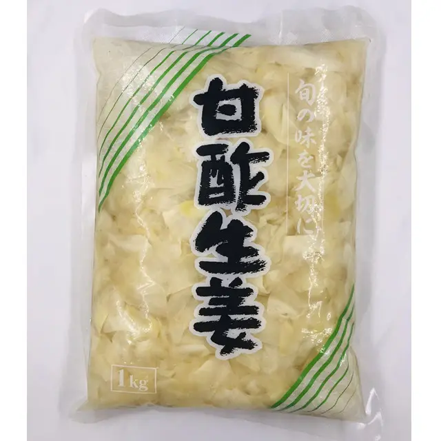 OEM 1 kg packing white sushi pickled ginger