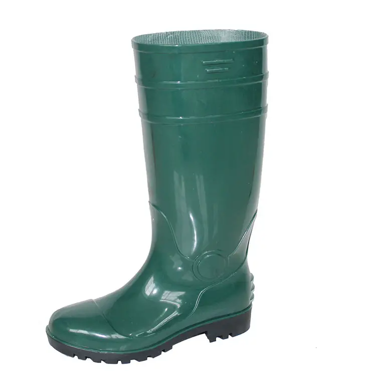 Cheap Gumboots Custom Design Your Own Pvc Safety Rain Boots With Steel Toe Wholesale JH002