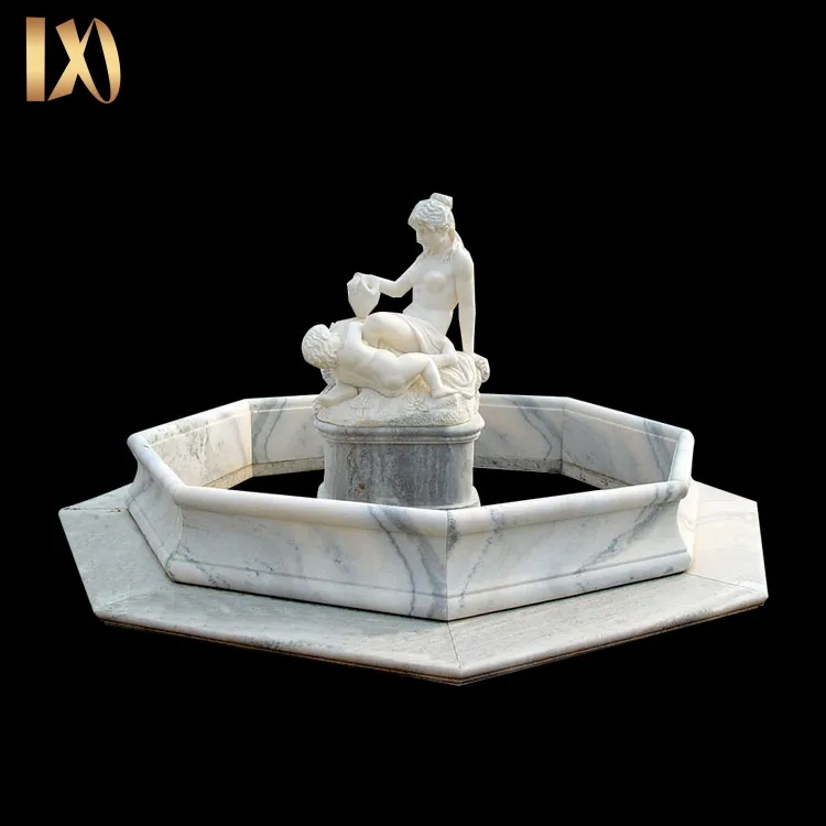 Marble naked lady fountain