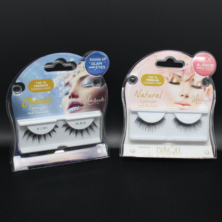 Высокое качество настроить дешевые прозрачная пластиковая упаковка clamshell blister for eyelashes