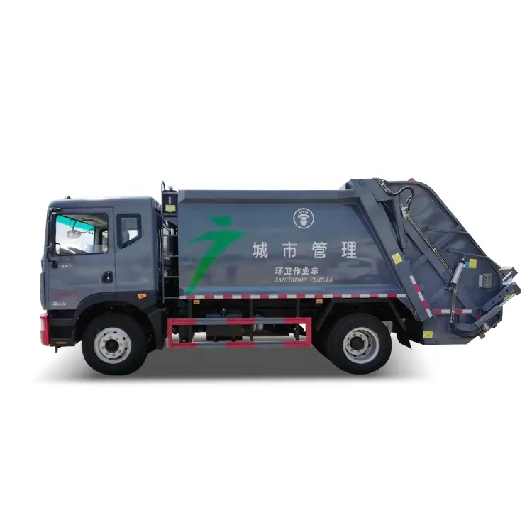 China Dongfeng 12cbm 8t garbage compactor truck for sale in south africa