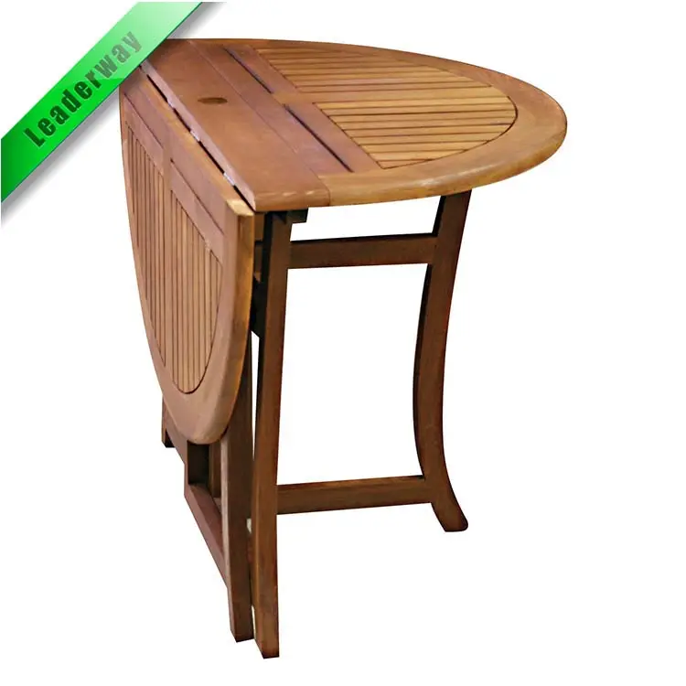 Высококачественная современная мебель, античный деревянный складной круглый обеденный стол, складной деревянный круглый столик, журнальный столик