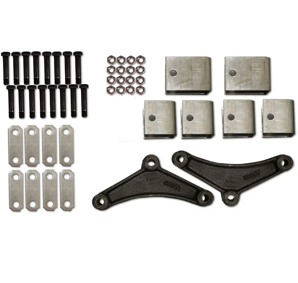 Trailer Axle Spring Hanger Kit with Short Equalizers