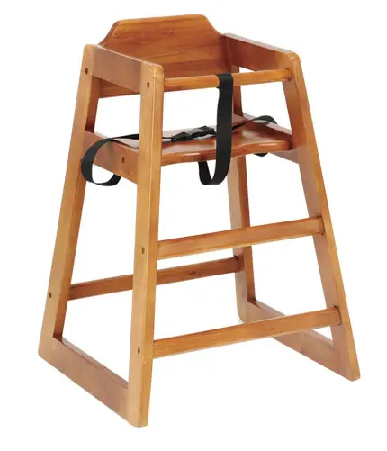 stackable natural baby high chair