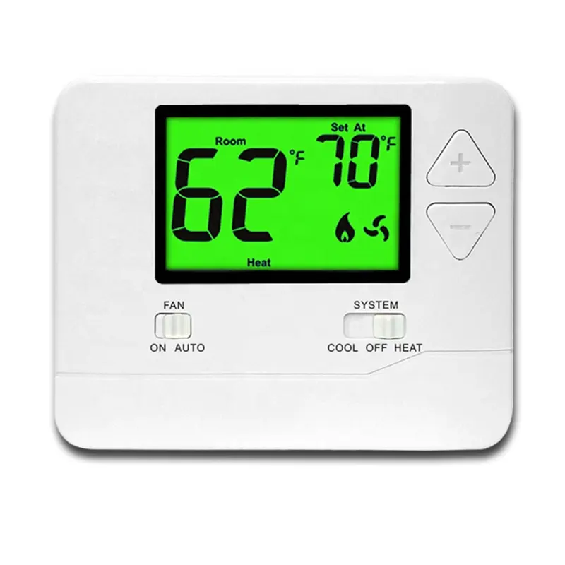 Low Voltage Manual Wall AC Digital Air Conditioner LCD Thermostat