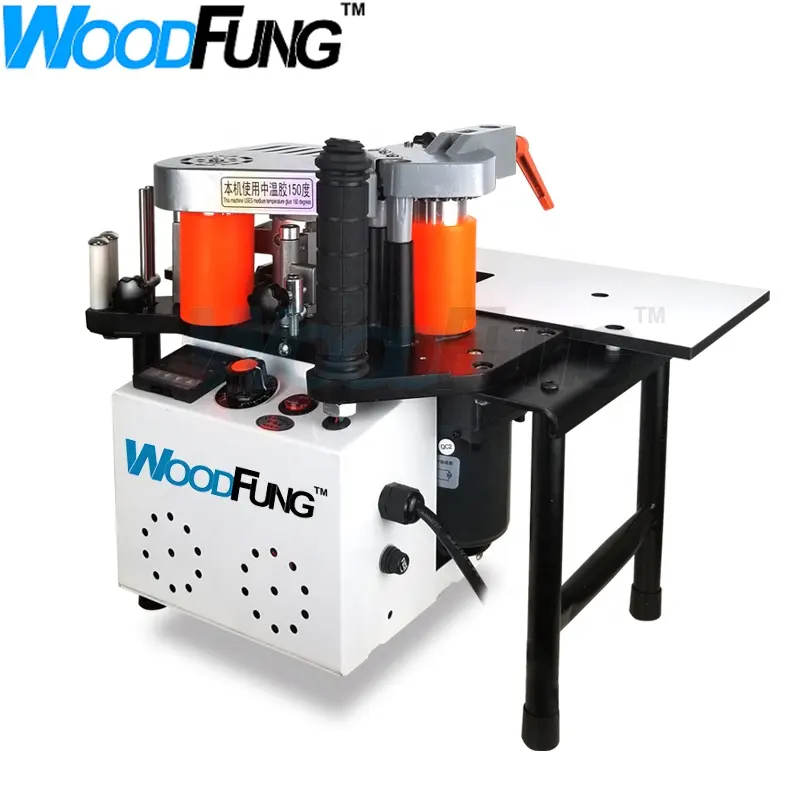 WF102B portable edge bander machine/ mini edge banding machine for pvc wood