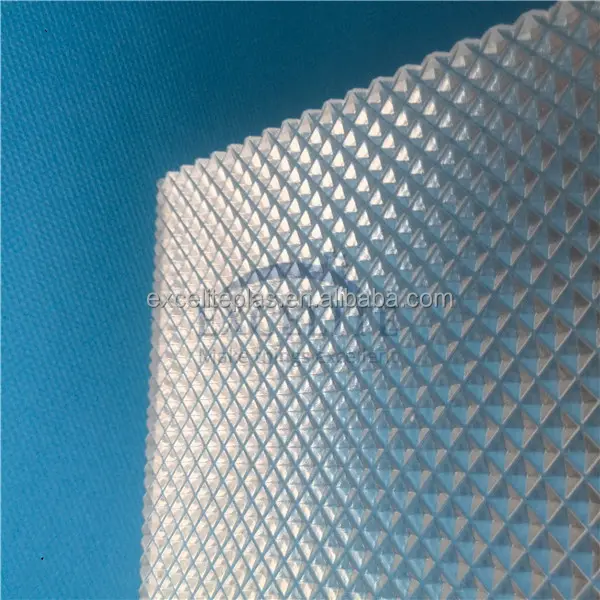 6mm Flexible high impact strength clear plastic polycarbonate prismatic sheet