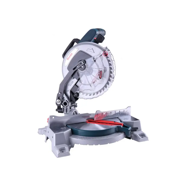 Ronix Model 5102 1600W Electric Industrial Mini Sliding Compound Miter Saw for Wood and Aluminum