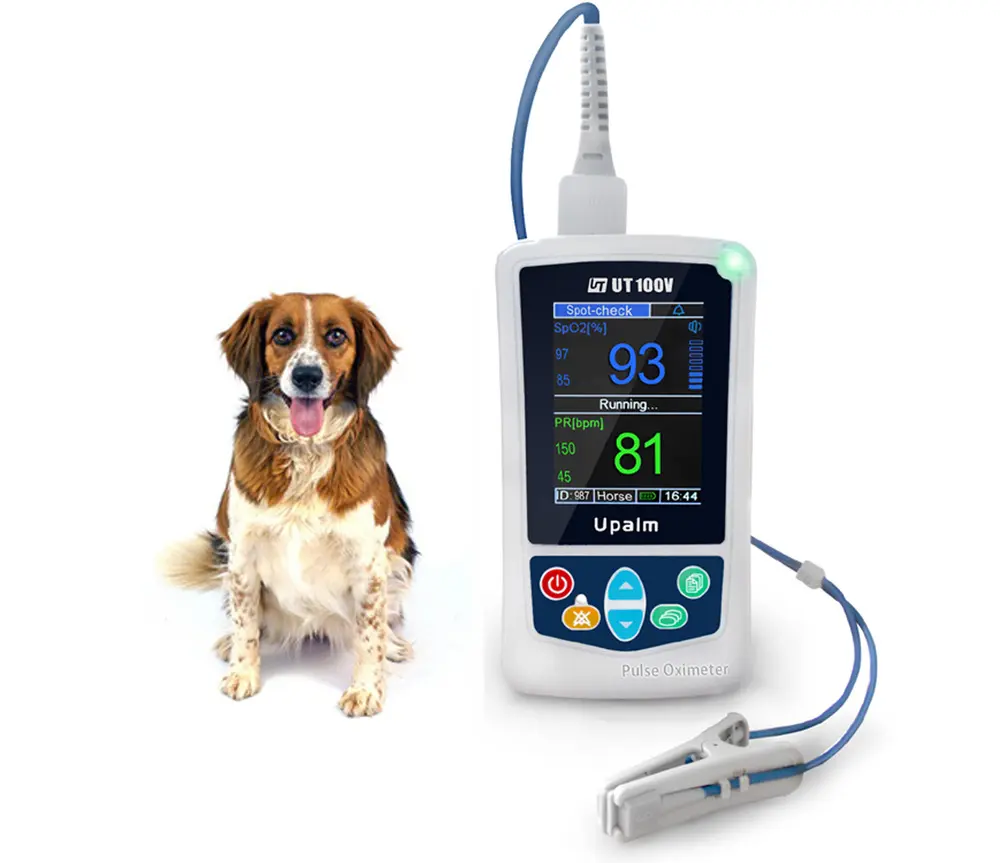Измеряет уровень кислорода ветеринарный Пульсоксиметр