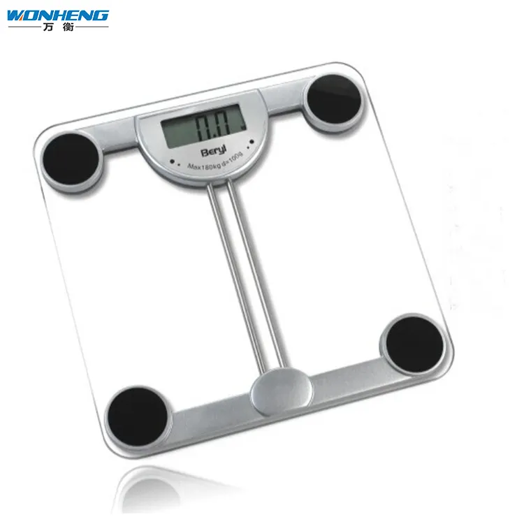 Весы бытовые с индикатором для ванной, 2019, 16,5 кг/16 кг, 180 кг