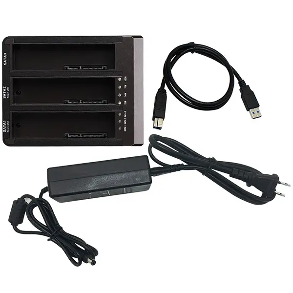 factory 3 bay sata ide hdd docking station