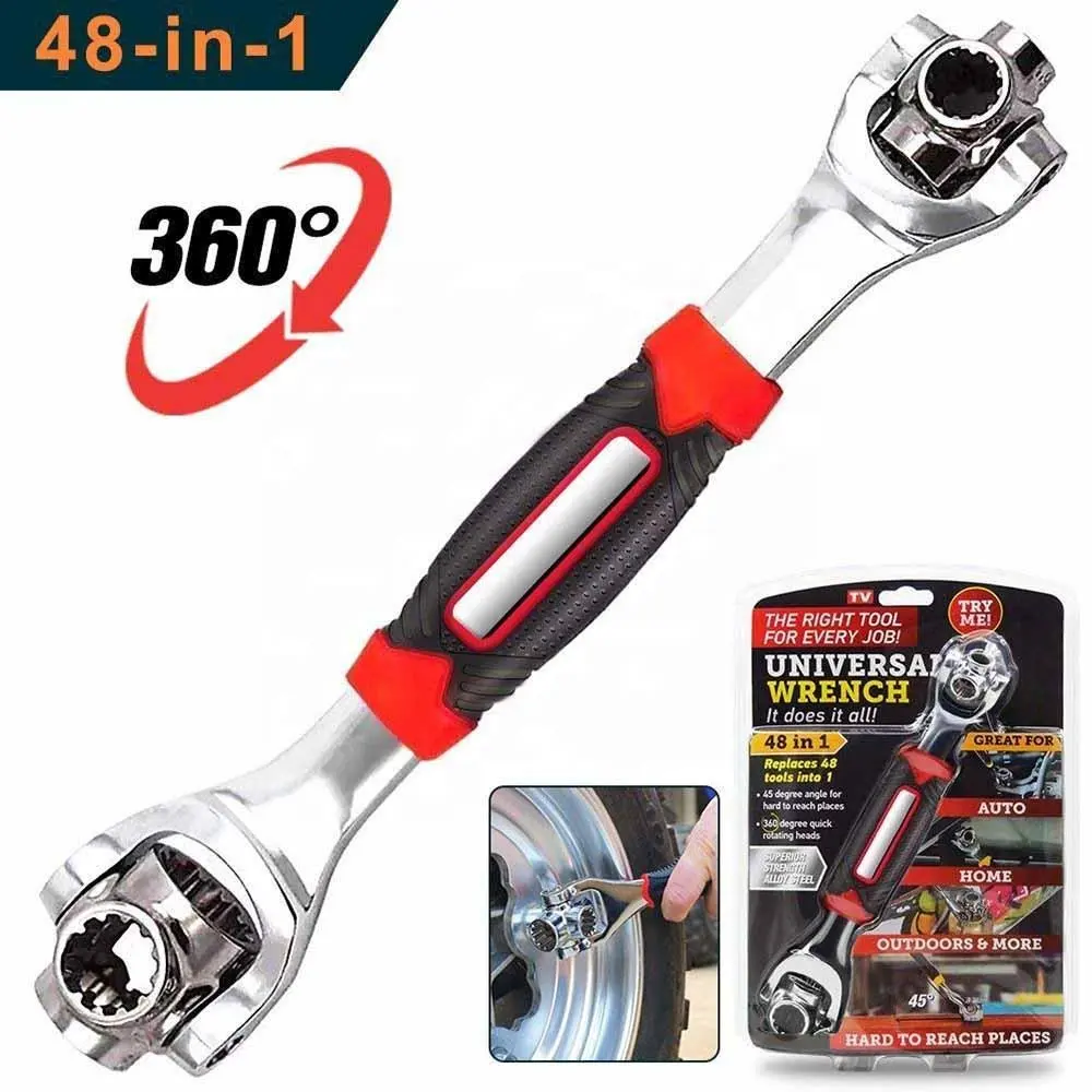 6-32mm Chrome Vanadium Steel Spanner Mirror Surface Metric Mechanics Durable Garage Tools Active Flexibl Head Ratchet Wrench