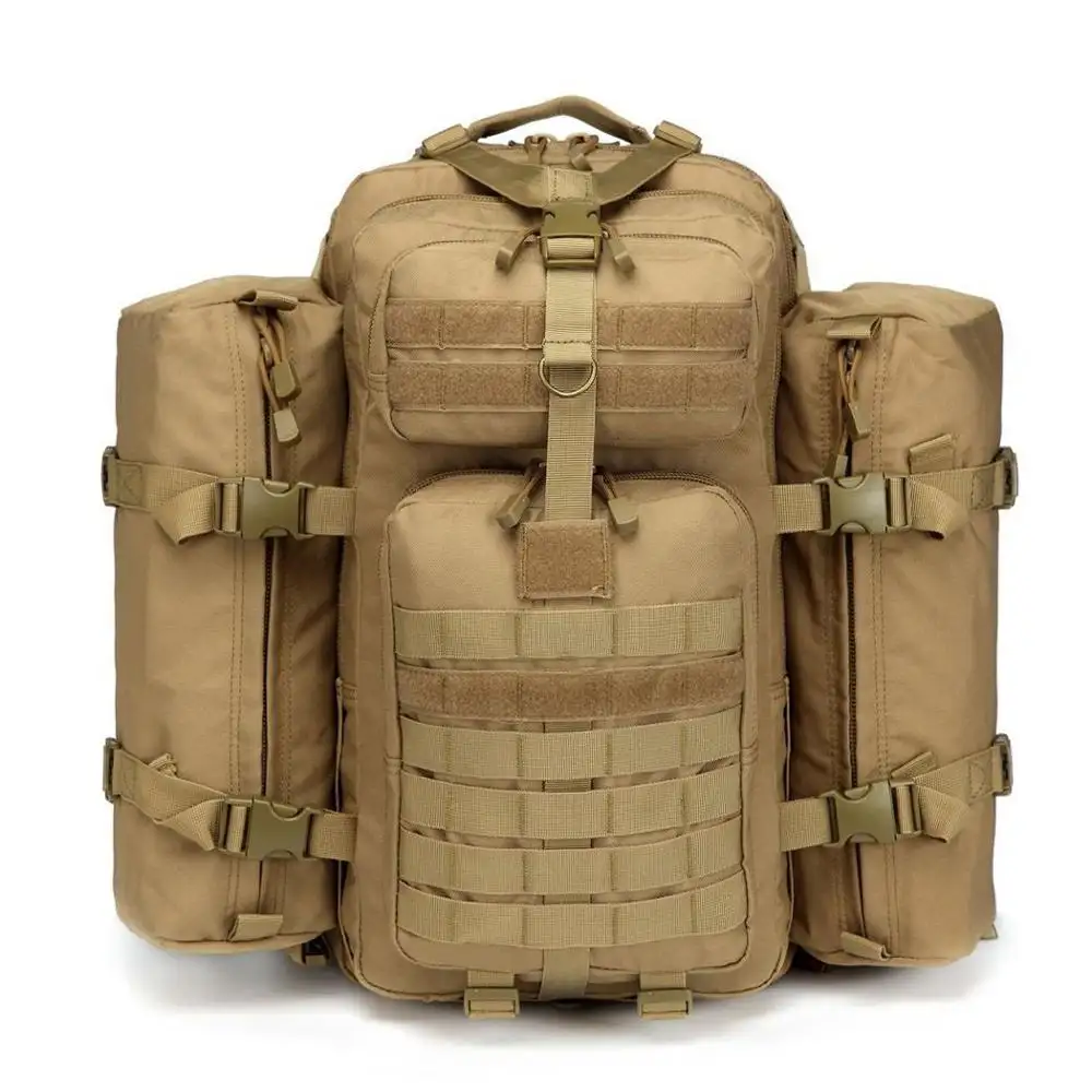 Tactical Backpack Waterproof Outdoor Gear Combat Backpack for Military with 2 Detachable Packs