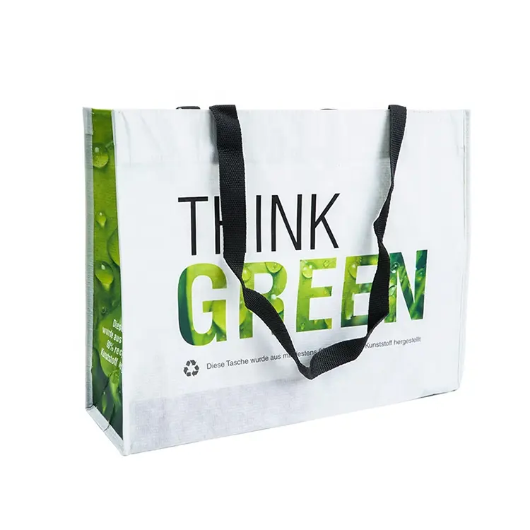 Высококачественная многоразовая модная сумка-тоут RPET, экологически чистая сумка для покупок rpet, сумка rpet с пользовательским логотипом