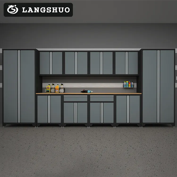 Heavy duty custom professional metal workshop tool cabinet garage storage system