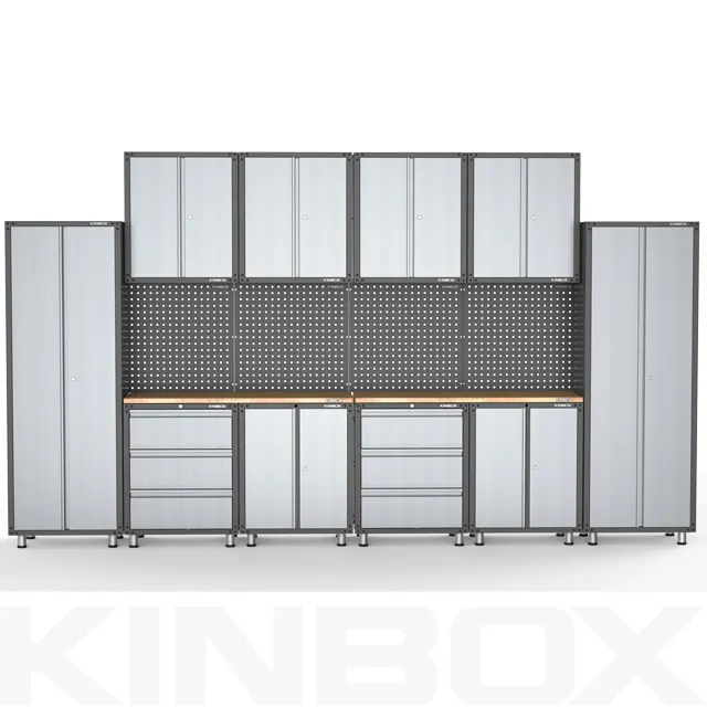 Kinbox 16 Pieces Garage Organization System/Tool Storage System