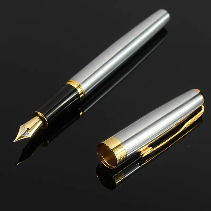 Office & school supplies promotional metal custom logo pen wedding return gift baoer metal fountain pen