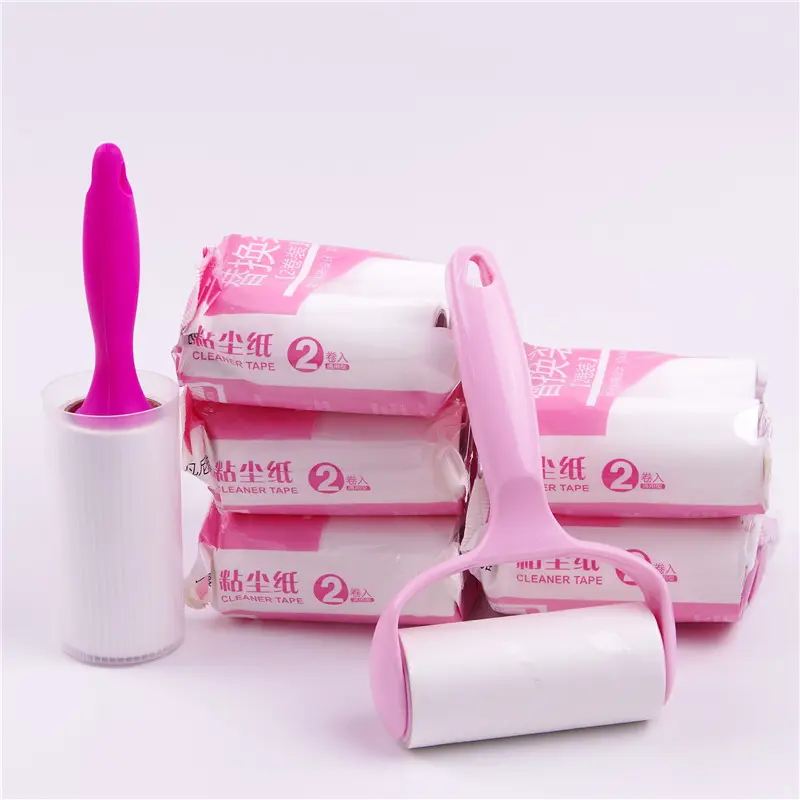 sticky Lint Roller with handle stick Pet Hair Fur Dander Dust Clothes dirty lint roller