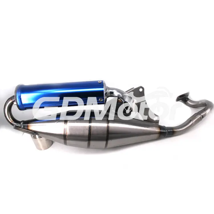 Made in China vintage double exhaust dirt bike exhaust for dirt bike CB400 TMAX530 CBR125 Z800