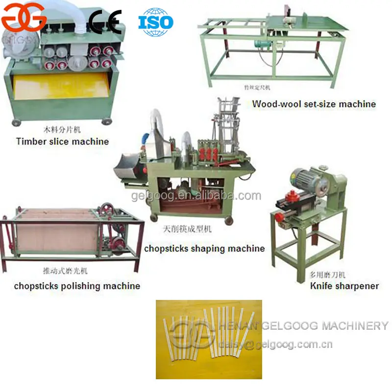 Automatic Disposable Wooden Bamboo Chopsticks making machine