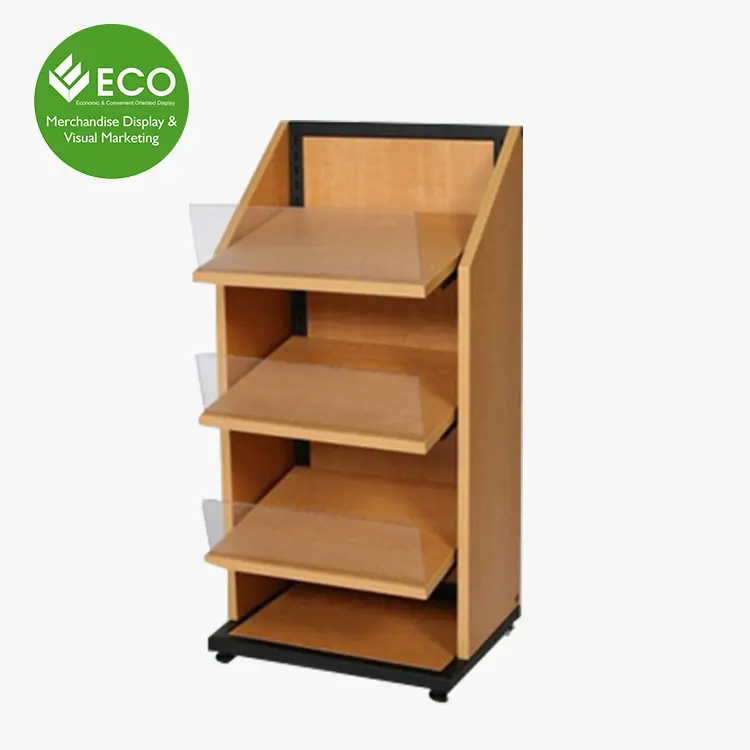 Cheap Price Small Size Counter Wooden Display Stand For Essential Oil Promotion