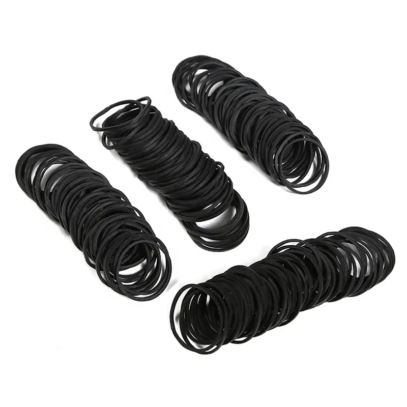 High quality environmental natural rubber band black rubber band 1.0 inches in diameter