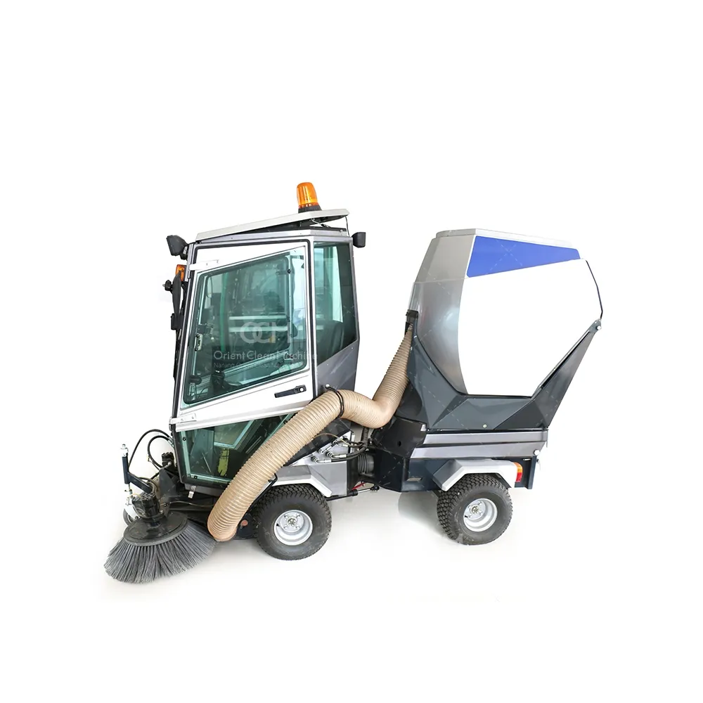 5031B Diesel Floor Sweeper /Ride On Automatic Full Closed Cabin Road Cleaning Truck