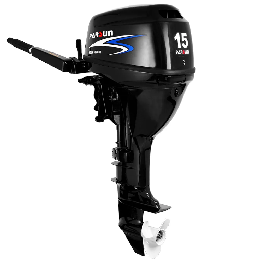 F15BWS / electric start / tiller control /short shaft / PARSUN / 15hp 4-stroke outboard motor