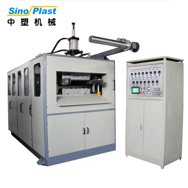 SINOPLAST Full Automatic Cheap Price Multi Cavity Mould Plastic Water Cup Forming Making Machine Thermoforming Machines