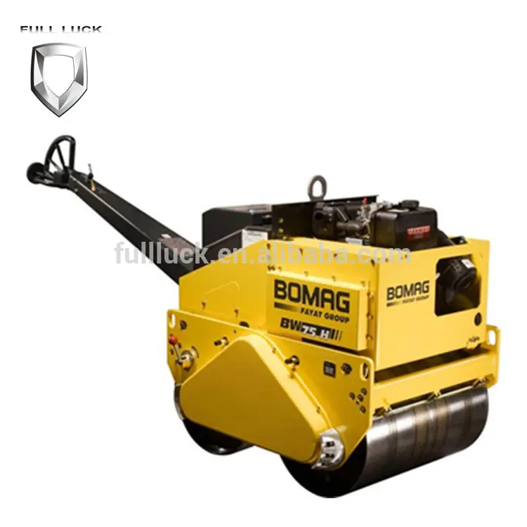 Factory Directly Supply BOMAG Walking type Double Drum Vibratory Rollers BW75H