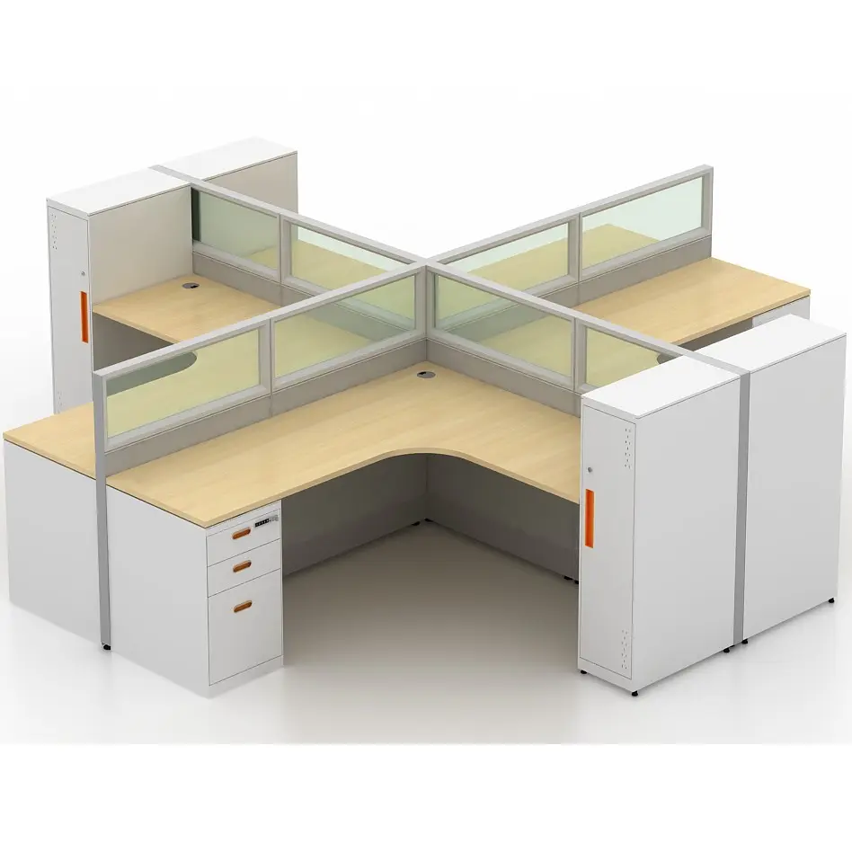 Factory Direct Sale Modern Metal Workstation for Office with Partition