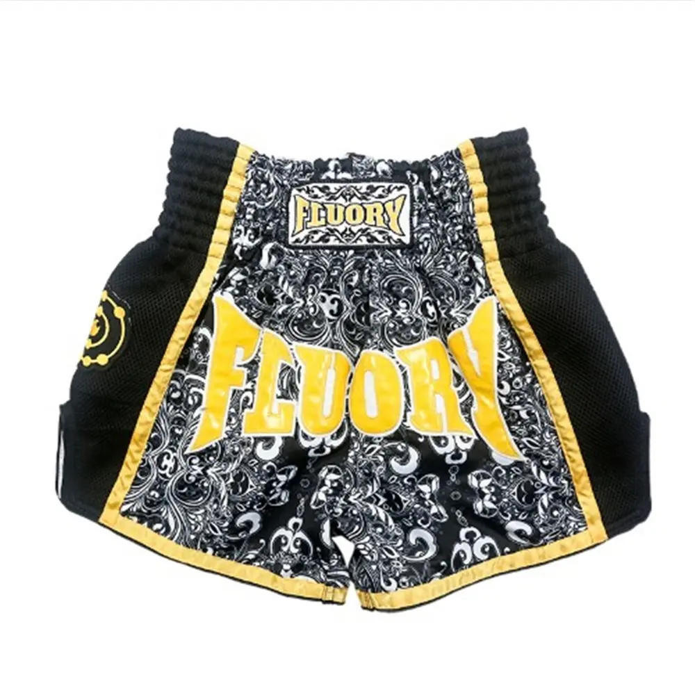 Оптовая продажа, Шорты Муай Тай, боксерские шорты, боевые спортивные брюки унисекс для смешанных боевых искусств