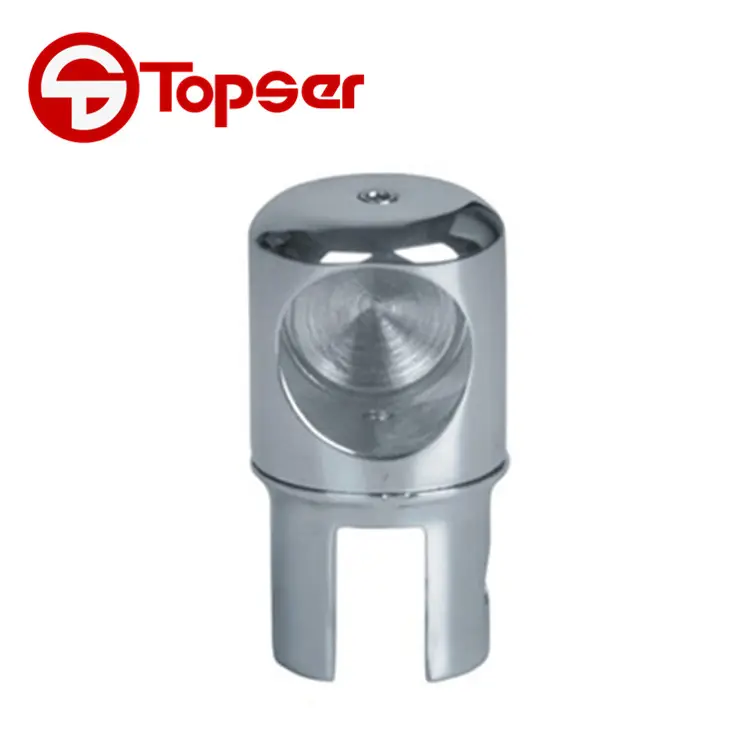 shower room round tube stainless steel 304 glass tube connector