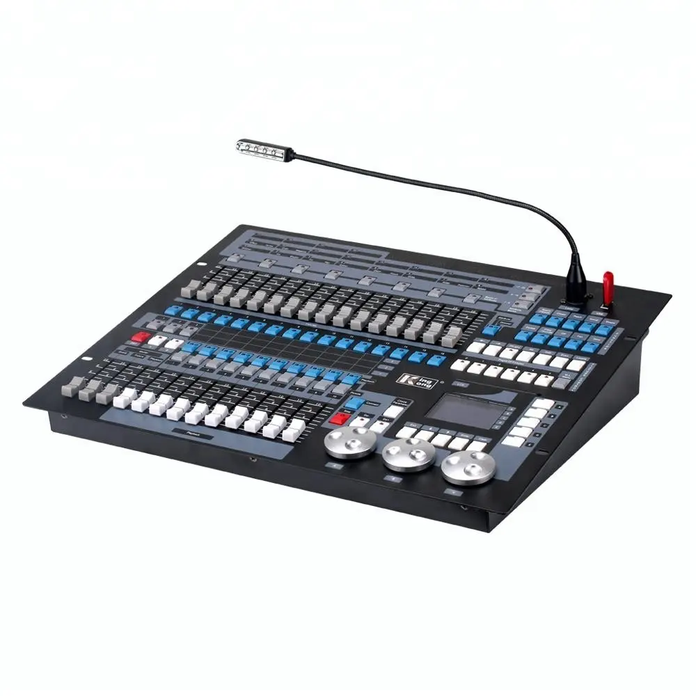 smart dj controller 1024 dmx controller with ArtNet RDM 96 fixture 60 playbacks for parties events