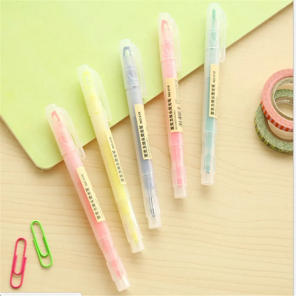 Multicolor Plastic Ball Pen Injection Highlighter Pen Wholesale Syringe highlight pen