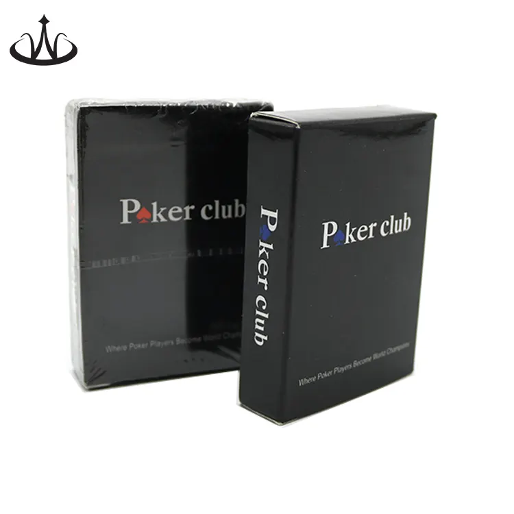 Пластиковые черные игральные карты на заказ, ПВХ водонепроницаемые игральные карты для покера
