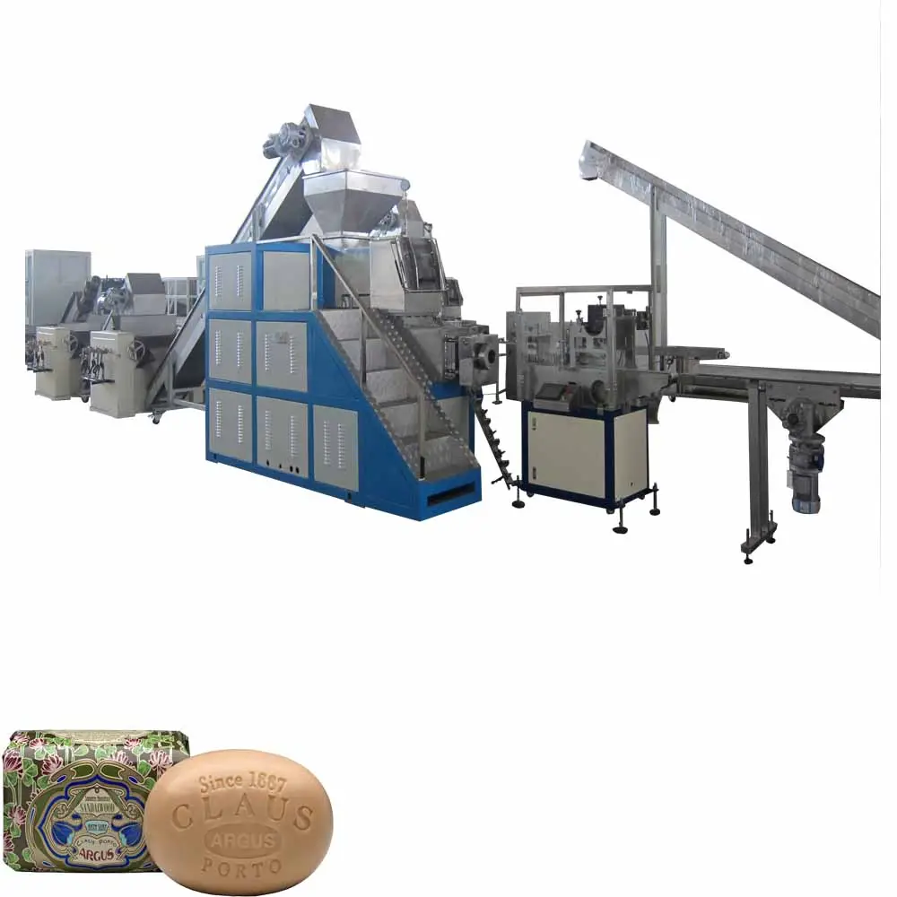 laundry bar soap making machine, bar soap finishing line from soap noodles, laundry soap price from China manufacturer