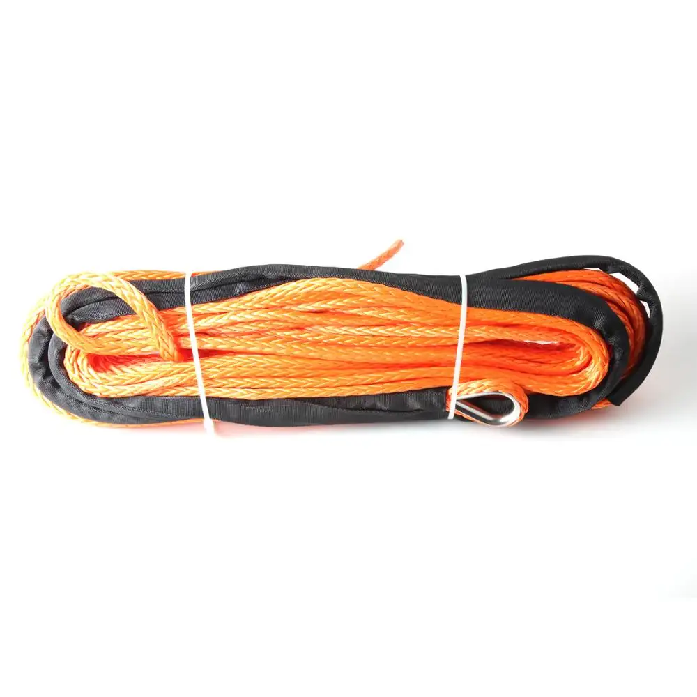 7080lbs Synthetic UHMWPE Winch Rope Recovery Cable 4WD ATV Heavy Duty 6mm*15meters