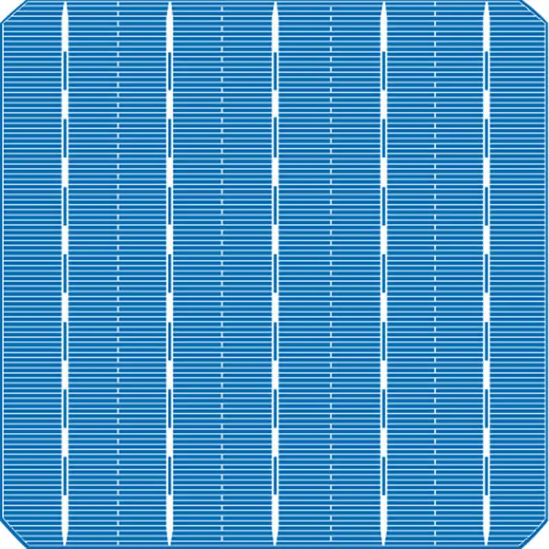 6 дюймов monocristalline солнечных батарей 5 BB производство солнечных батарей с PERC солнечных батарей технологии 19.9%